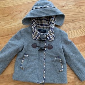 Aquascutum London Girls Wool Coat Sz 4